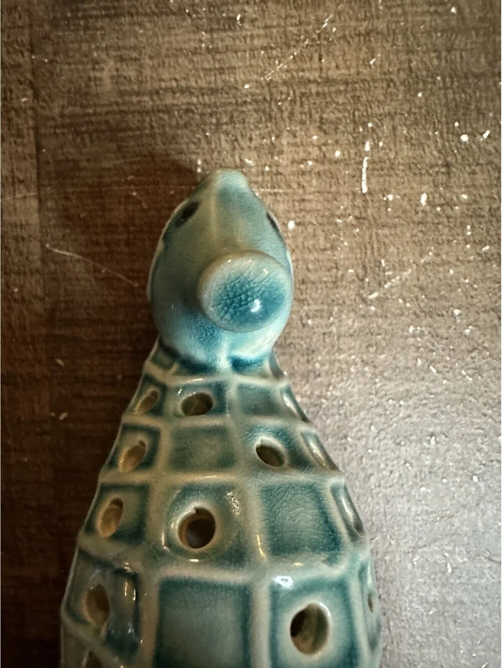 Vintage Ceramic Seahorse Night Light